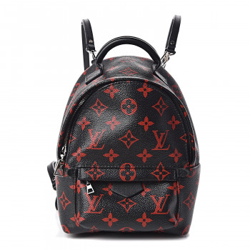 louis vuitton red and black mini backpack