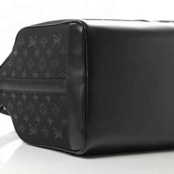 LOUIS VUITTON Jacquard Monogram Light Up Keepall Bandouliere 50 Black ...