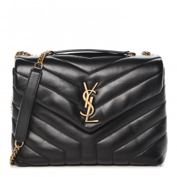 saint laurent quilted calfskin leather wallet on a chain