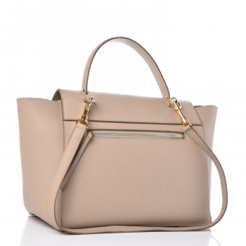 CELINE Grained Calfskin Mini Belt Bag Light Taupe 418717