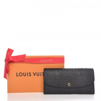 LOUIS VUITTON Empreinte Emilie Wallet Black Dune 343080