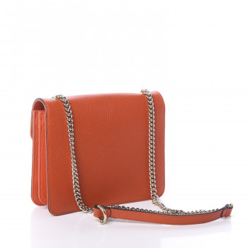 interlocking gucci calfskin dollar shoulder orange sun bag