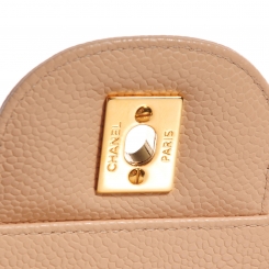 caviar clair jumbo flap chanel beige double