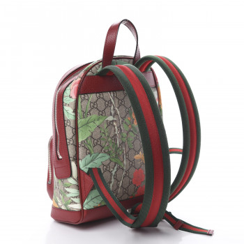 gucci backpack with red and green straps