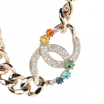 chanel rainbow necklace