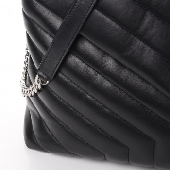 saint laurent quilted calfskin leather wallet on a chain