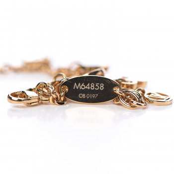 LOUIS VUITTON Monogram Blooming Supple Bracelet 499951