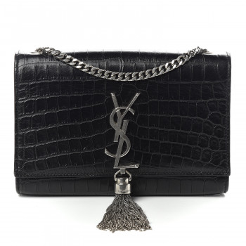 ysl black crossbody with tassel