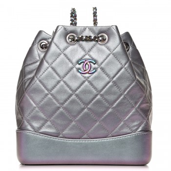 chanel iridescent lambskin quilted bag