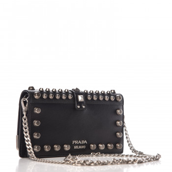 cahier studded leather crossbody bag