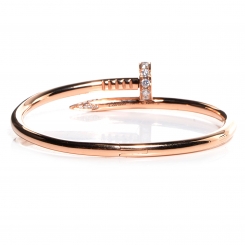 clou 18k cartier juste bracelet un pink gold diamond