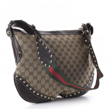 gucci pelham studded shoulder bag