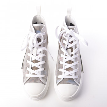 dior canvas high top