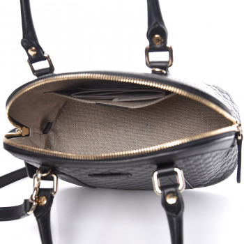 gucci microguccissima mini dome bag black