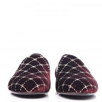 chanel velvet loafers