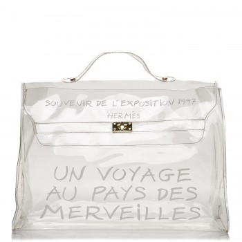 hermes 1997 transparent kelly bag