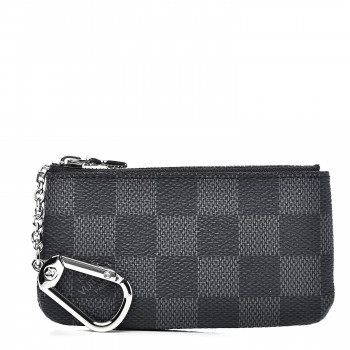 louis vuitton key pouch damier graphite