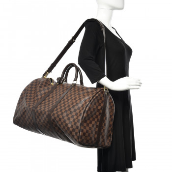 louis vuitton damier ebene keepall bandouliere 55