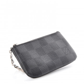 louis vuitton key pouch damier graphite