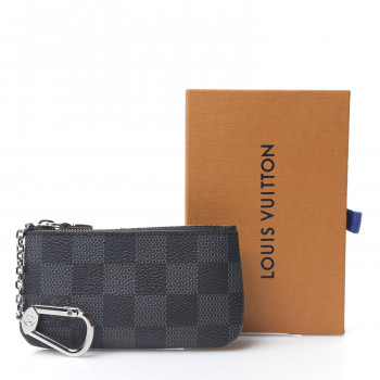 louis vuitton key pouch damier graphite