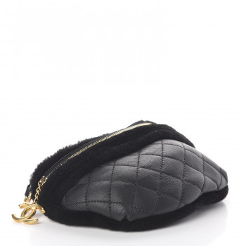 fur chanel fanny pack