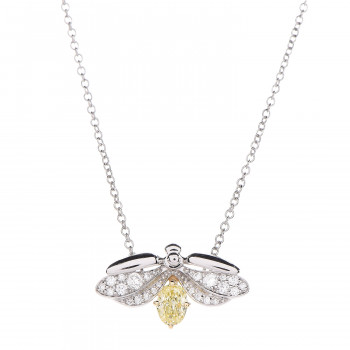 diamond firefly pendant