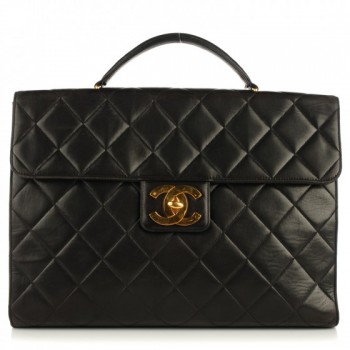 quilted briefcase